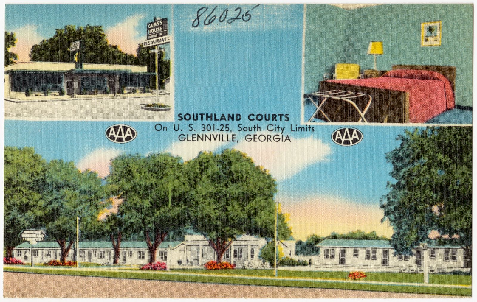 Southland Courts, on U. S. 301-25, south city limits, Glennville, Georgia, Boston Public Library - undated
