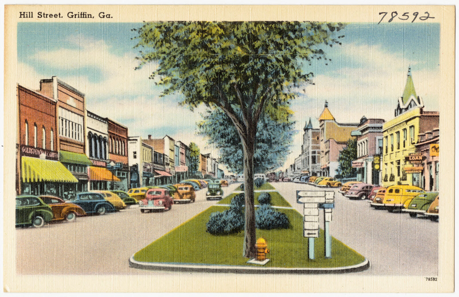Hill Street, Griffin, Ga., Boston Public Library - undated