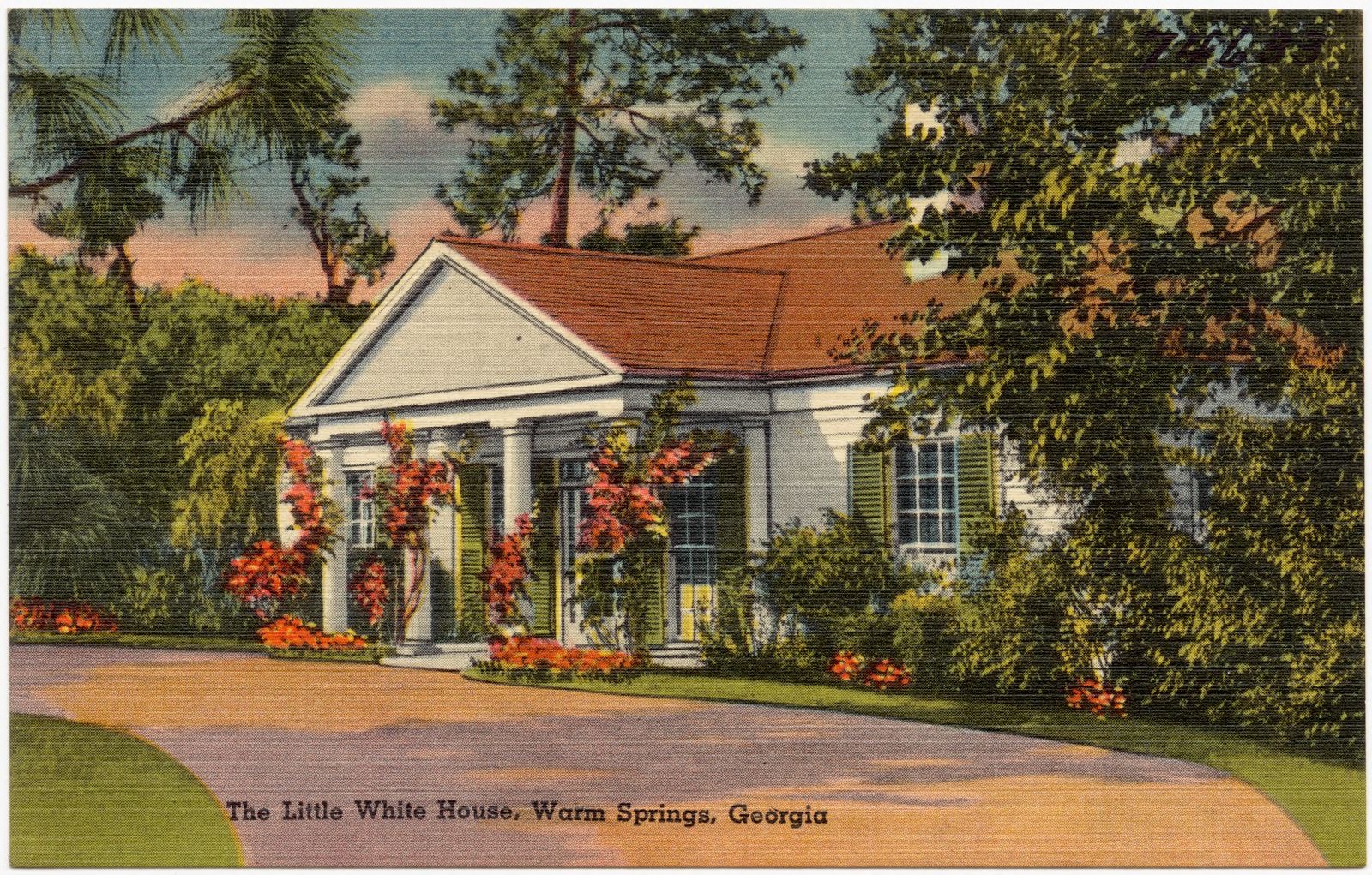 The Little White House, Warm Springs Georgia, Boston Public Library - undated