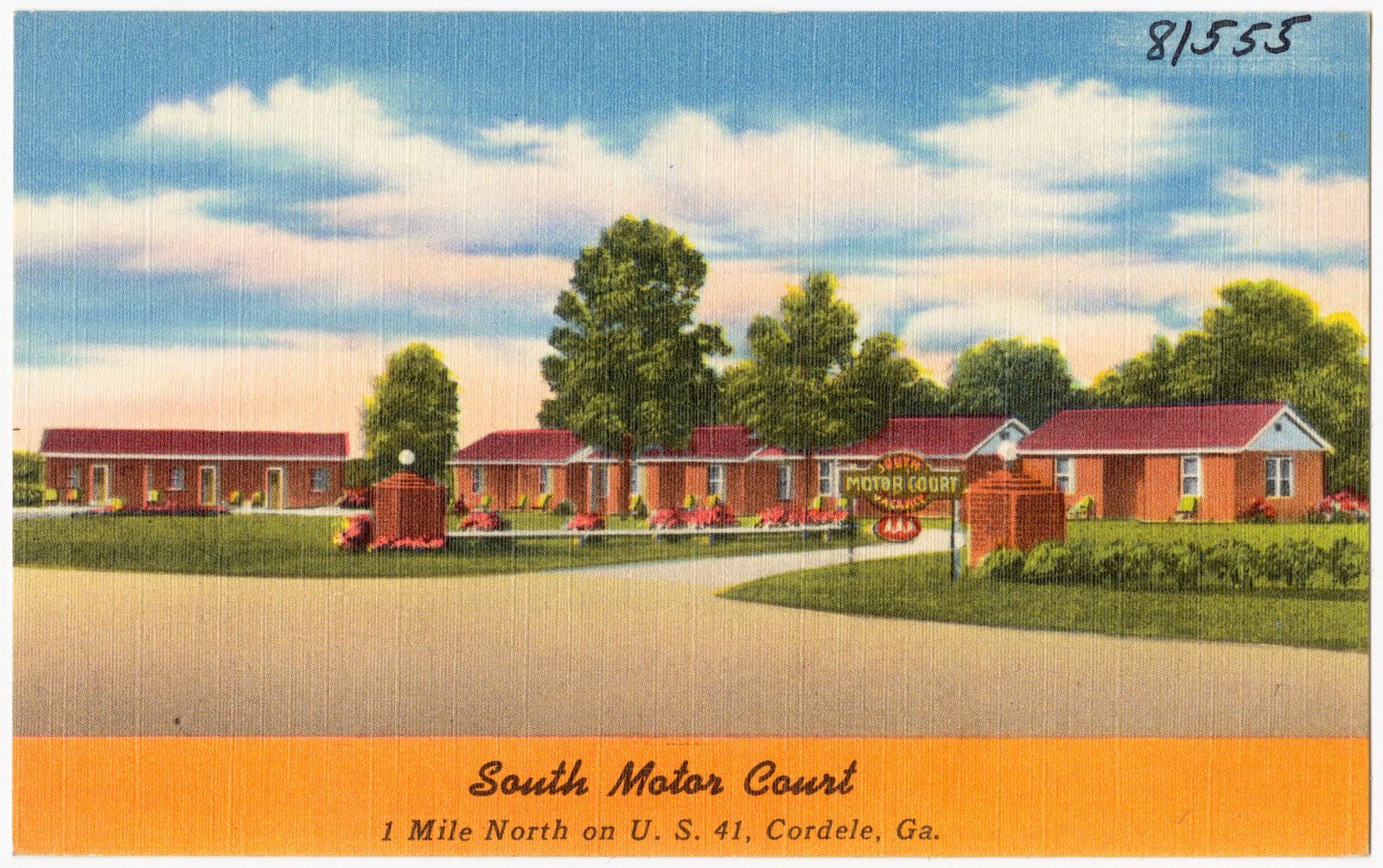 South Motor Court, 1 mile north on U. S. 41, Cordele, Ga., Boston Public Library - undated