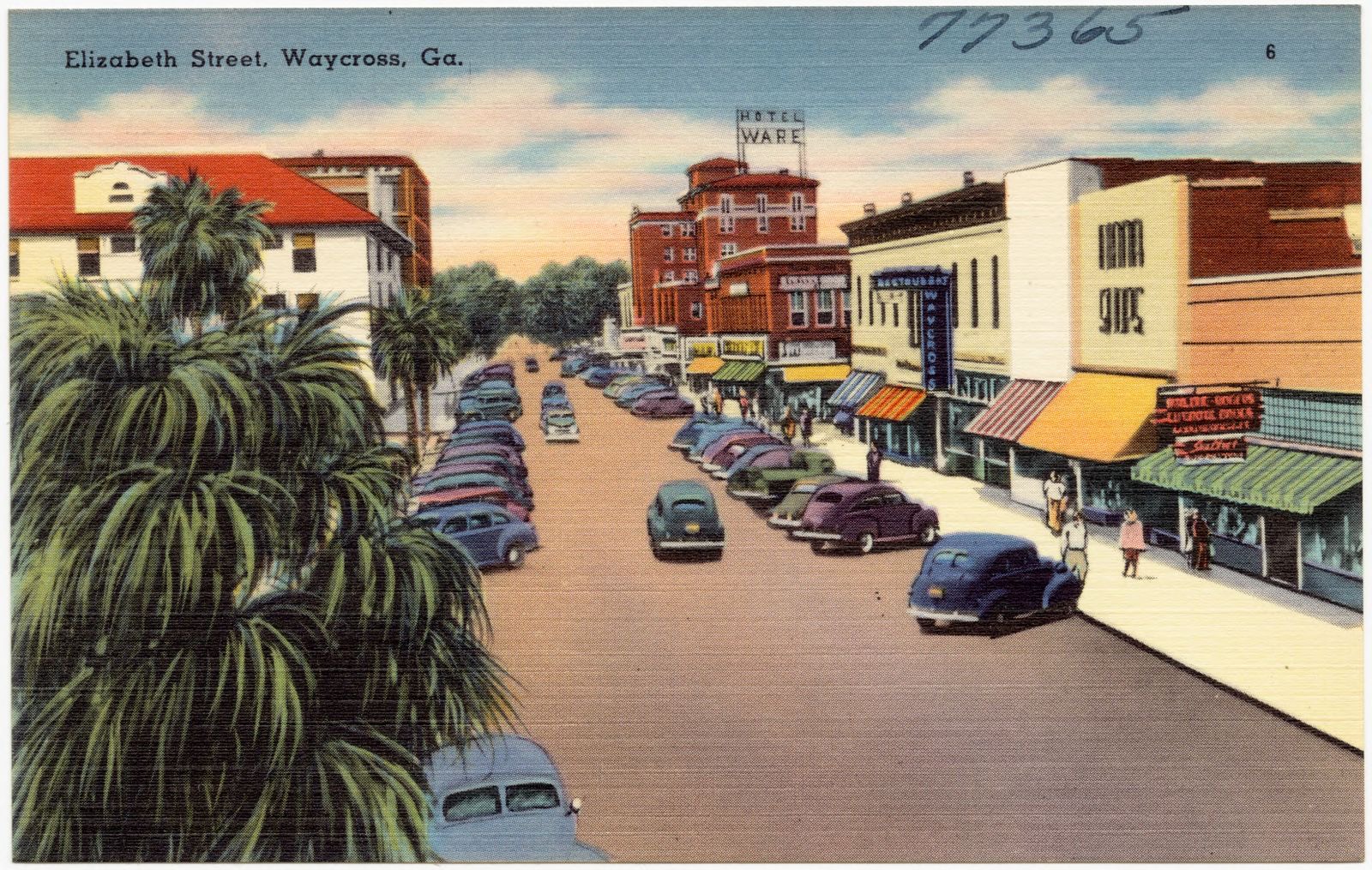Elizabeth Street, Waycross, Ga., Boston Public Library - undated