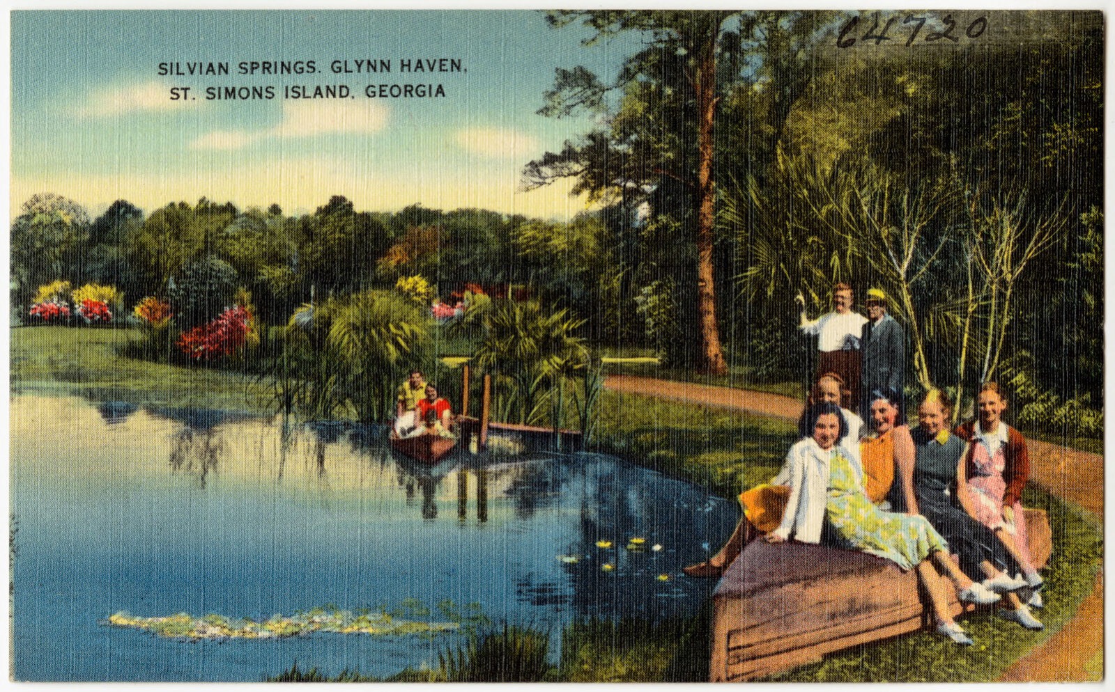 Silvian Springs, Glynn Haven, St. Simons Island, Georgia, Boston Public Library - undated