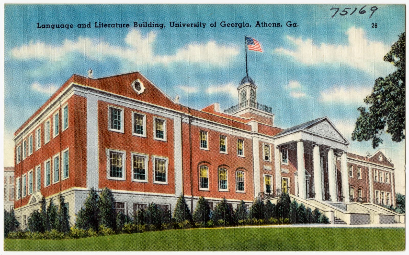 Language and literature building, University of Georgia, Athens, Ga., Boston Public Library - undated