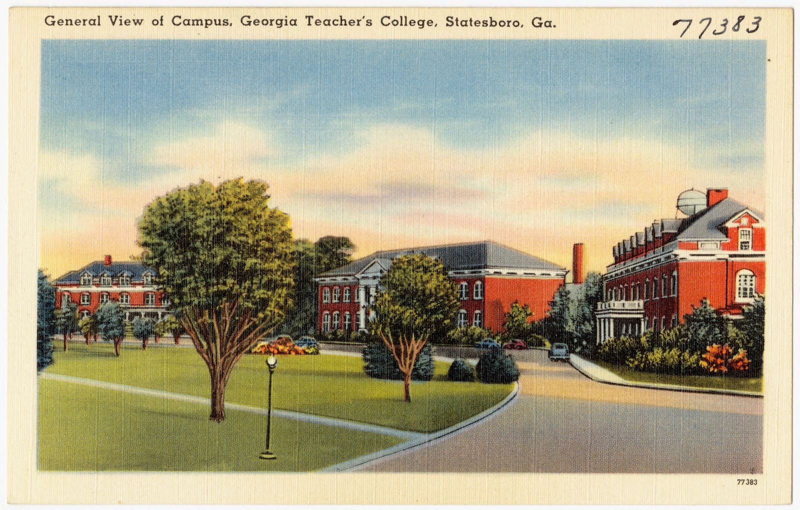 General view of campus, Georgia Teacher's College, Statesboro, Ga., Boston Public Library - undated