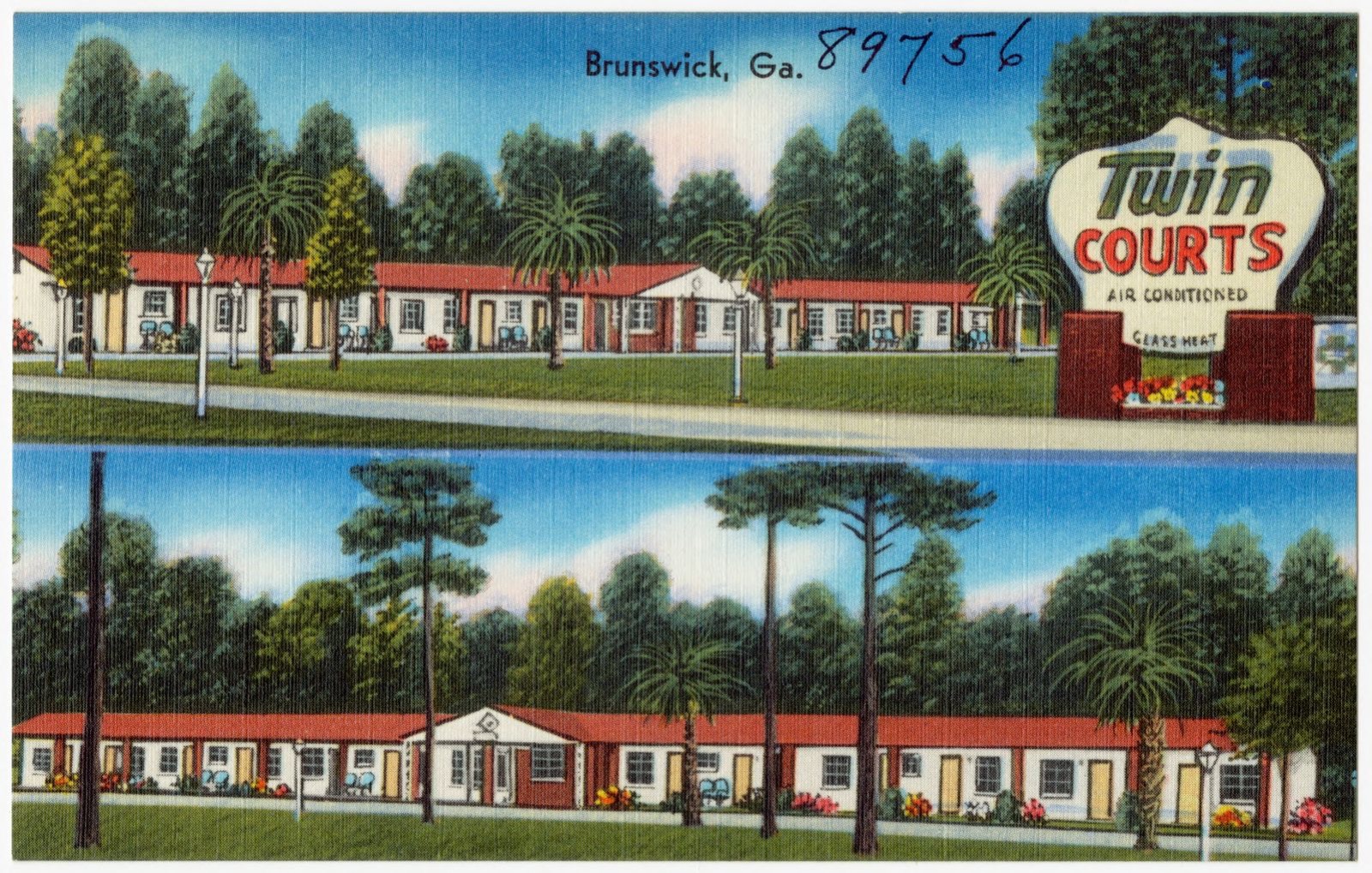 Twin Courts, Brunswick, Ga., Boston Public Library - undated