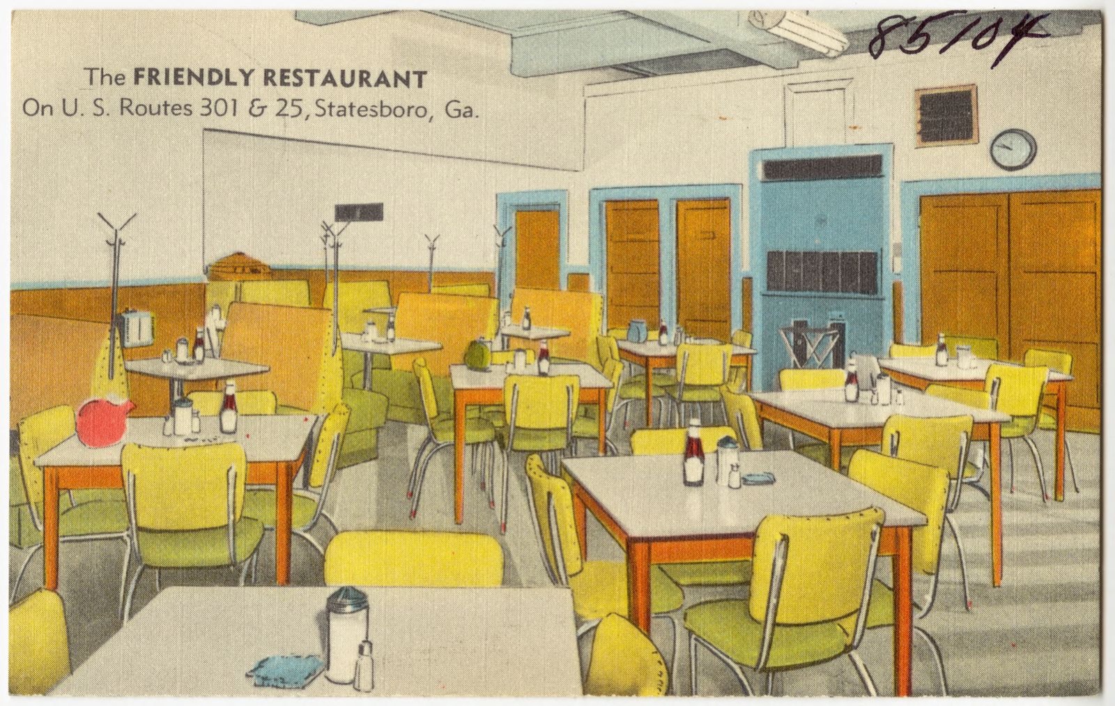 The Friendly Restaurant, on U.S. routes 301 & 25, Statesboro, Ga., Boston Public Library - undated