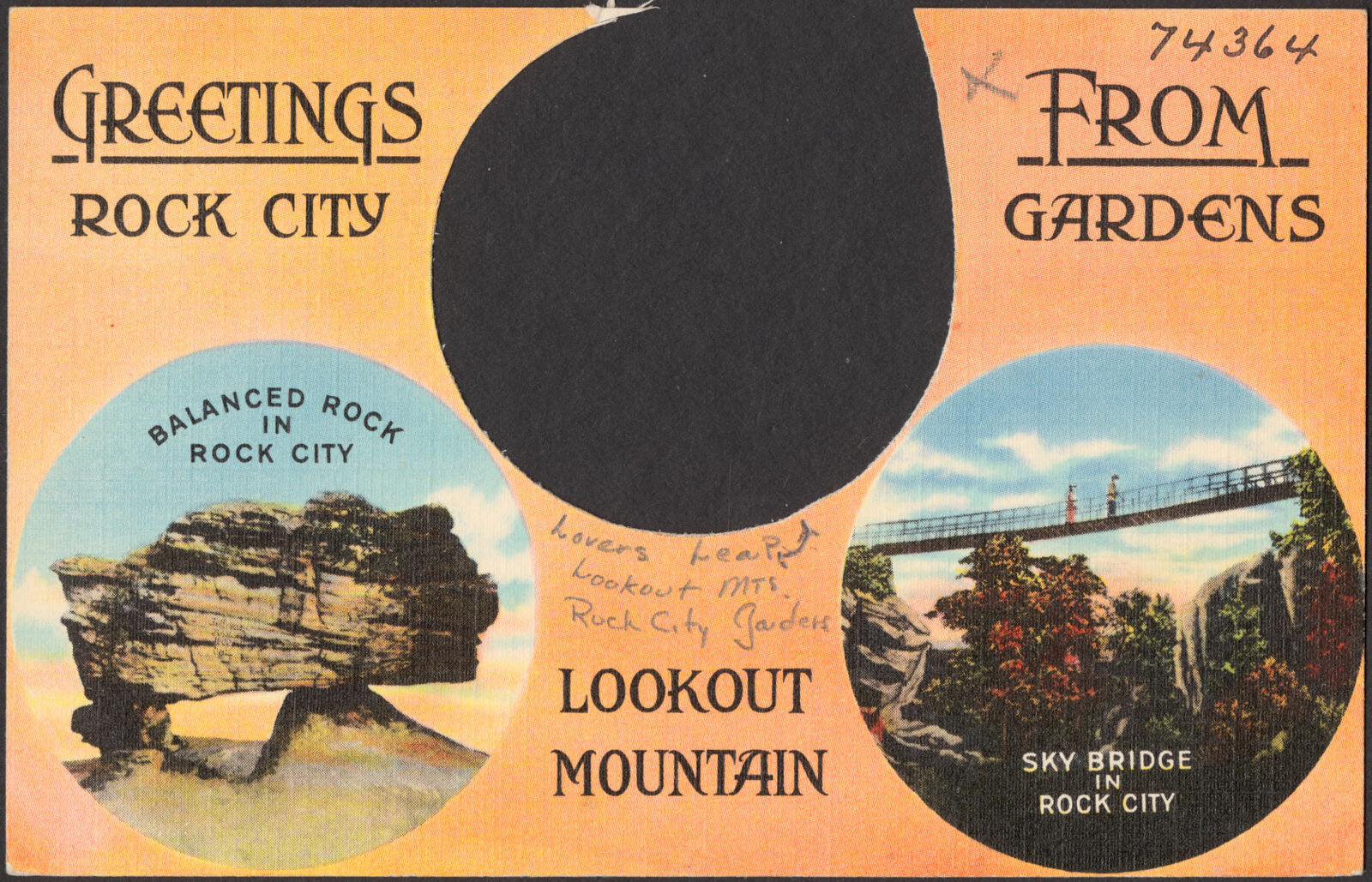 Greetings from Rock City Gardens, Lookout Mountain, Boston Public Library - undated