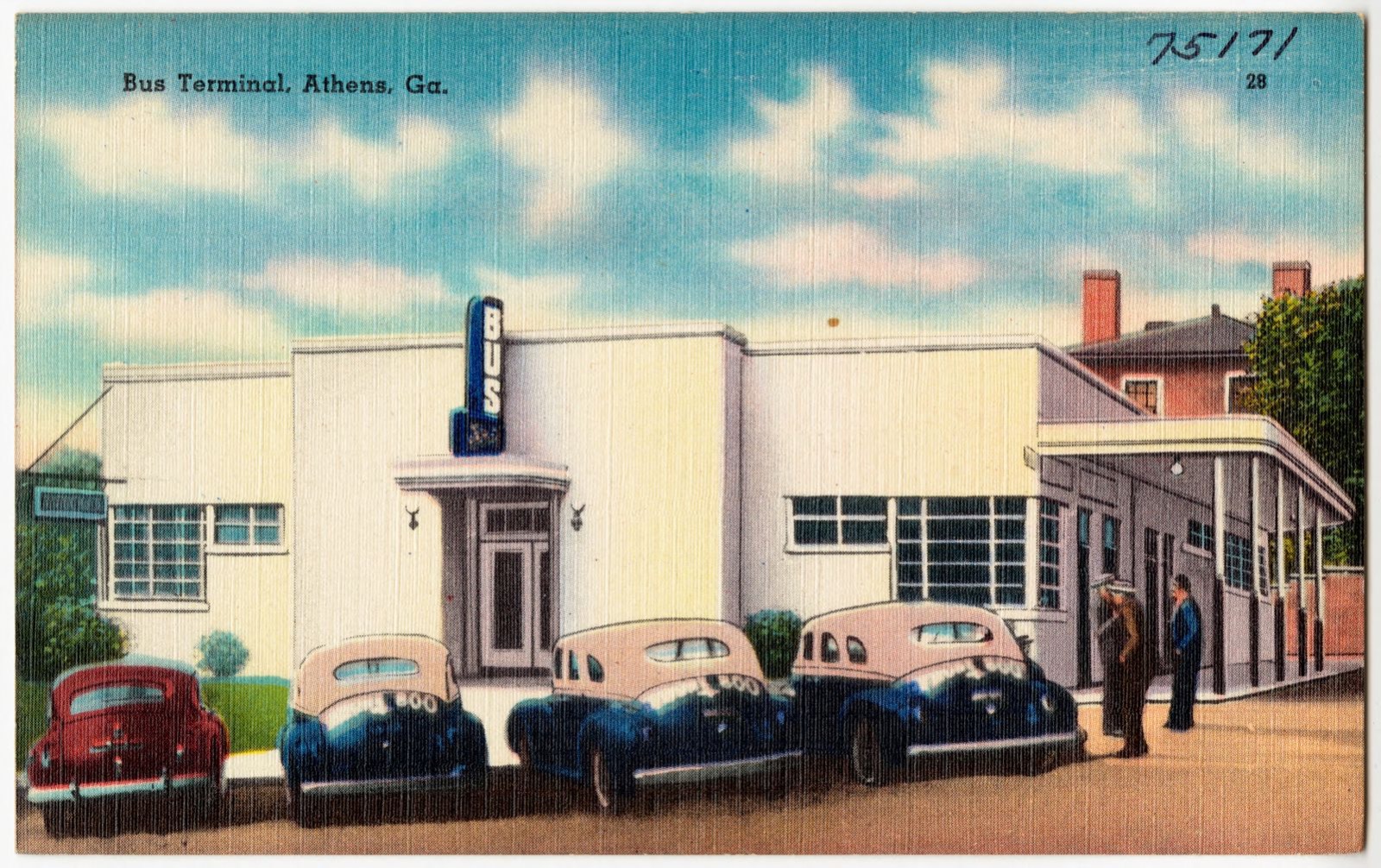 Bus terminal, Athens, Ga., Boston Public Library - undated