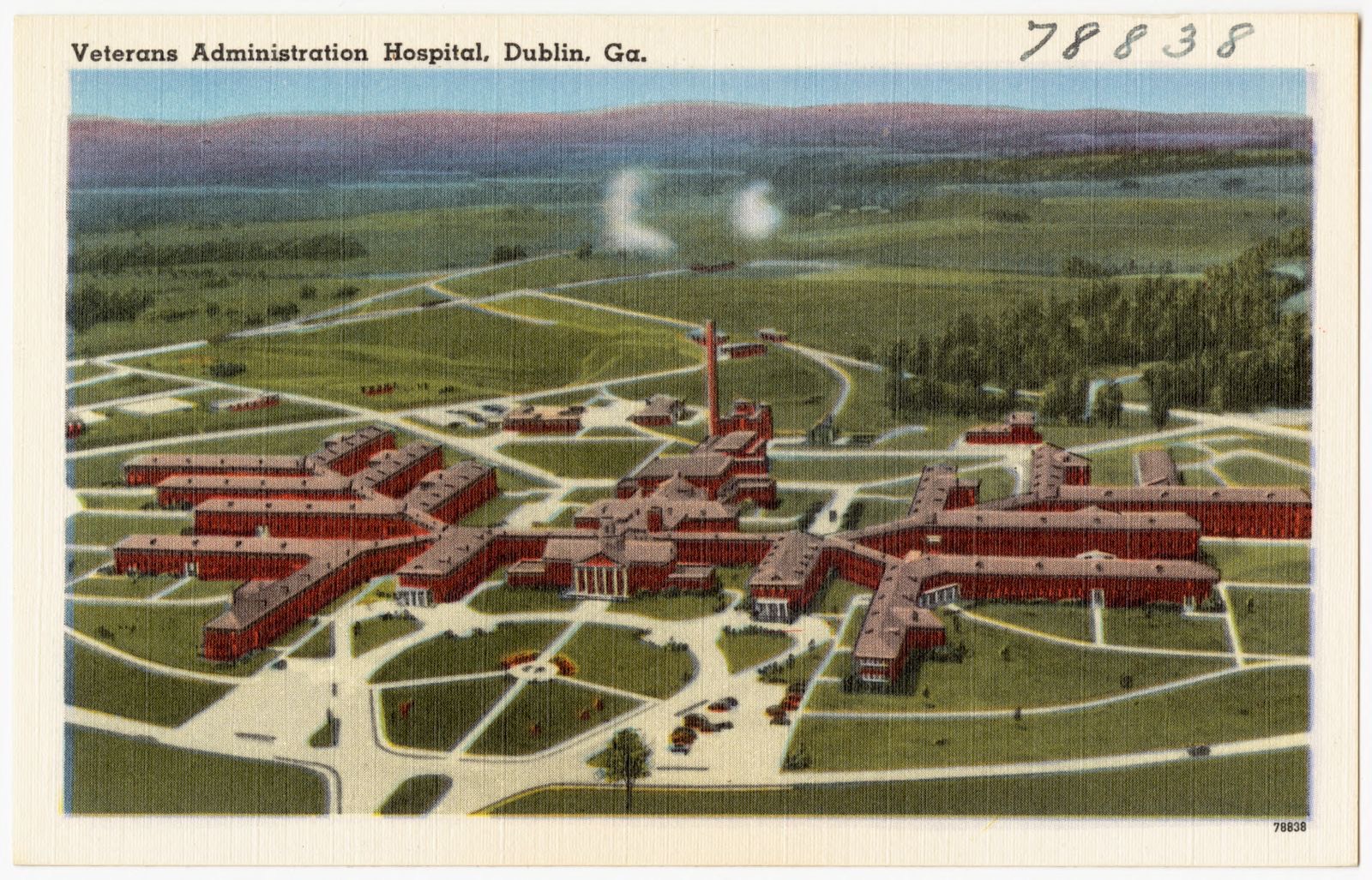 Veterans Administration Hospital, Dublin, Ga., Boston Public Library - undated
