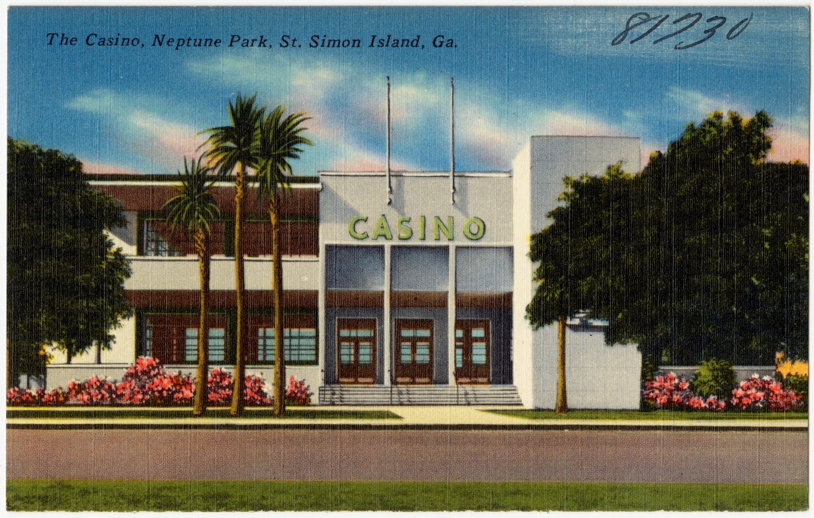 The casino, Neptune Park, St. Simons Island, Ga., Boston Public Library - undated