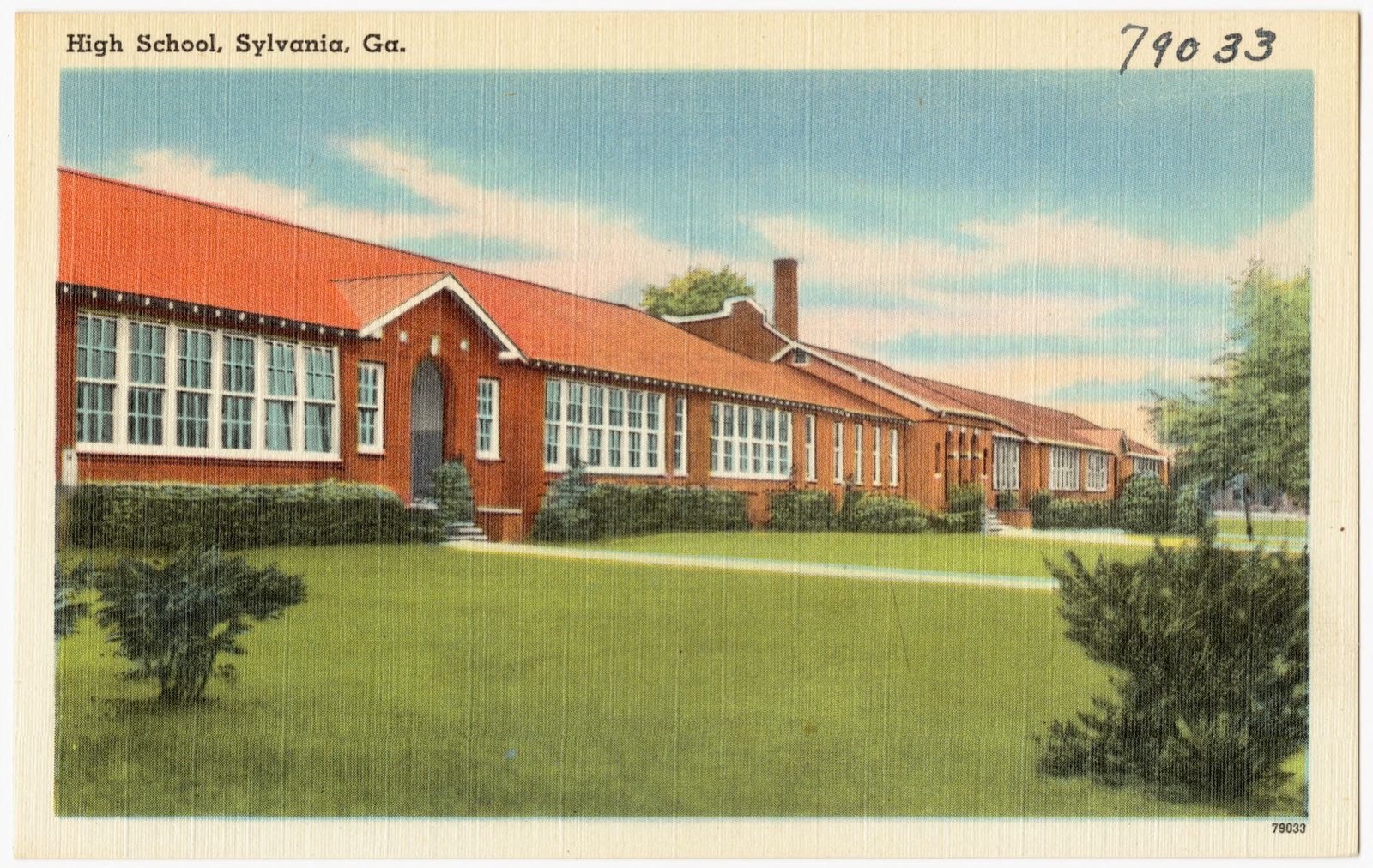 High School, Sylvania, Ga., Boston Public Library - undated