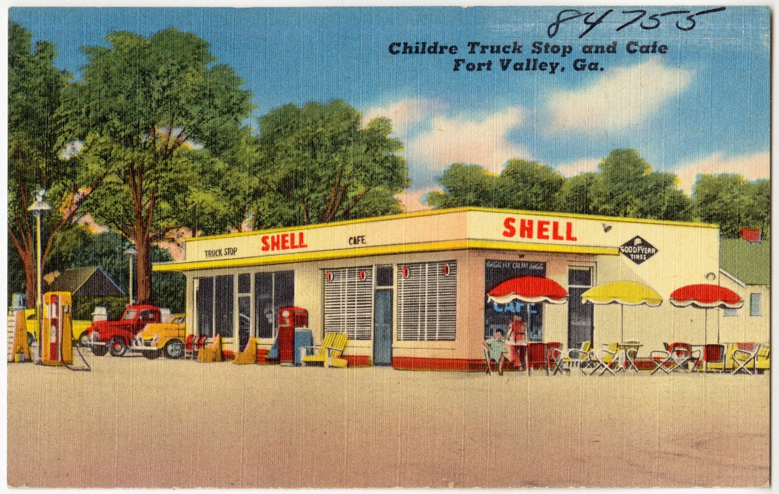Childre Truck Stop and Cafe, Fort Valley, Ga., Boston Public Library - undated