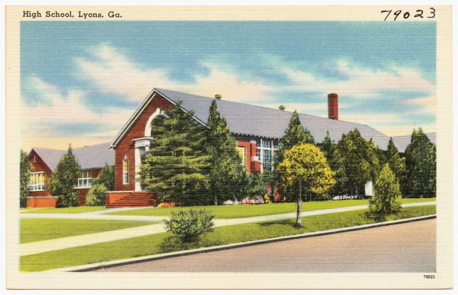 High school, Lyons, Ga., Boston Public Library - undated