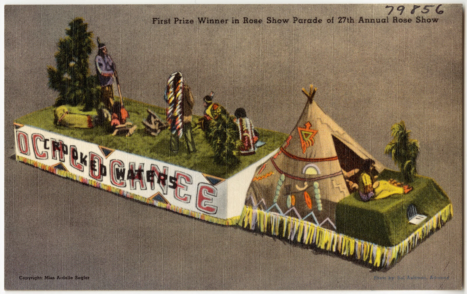 First prize winner of the Rose Show Parade of 27th Annual Rose Show, Boston Public Library - undated