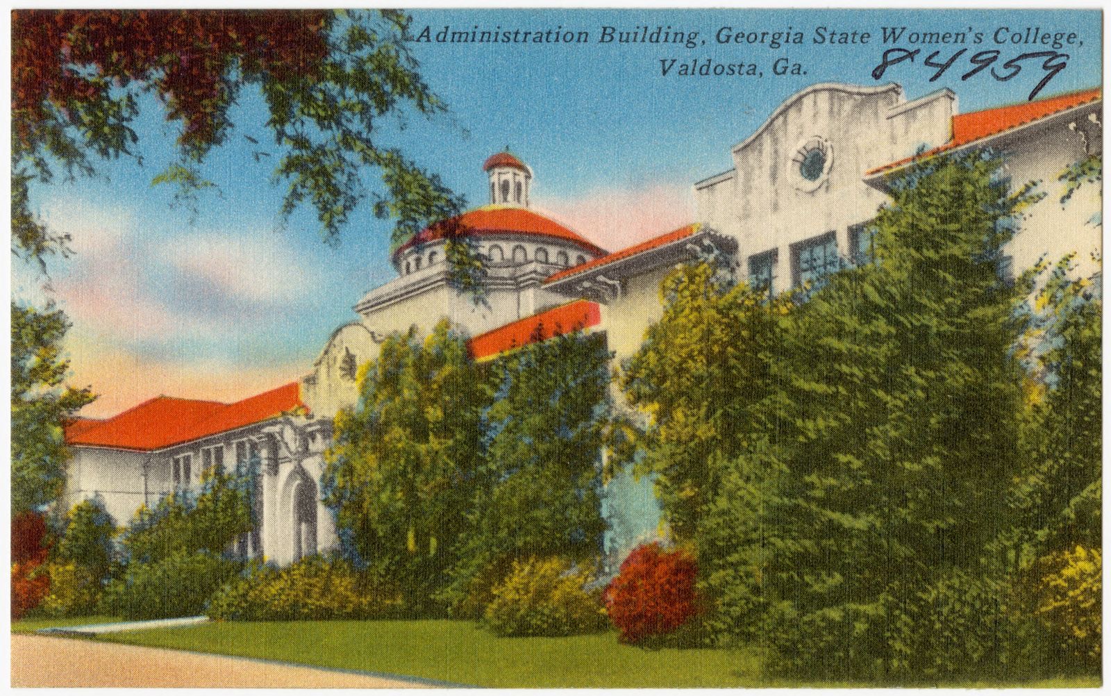 Administration building, Georgia State Women's College, Valdosta, Ga., Boston Public Library - undated