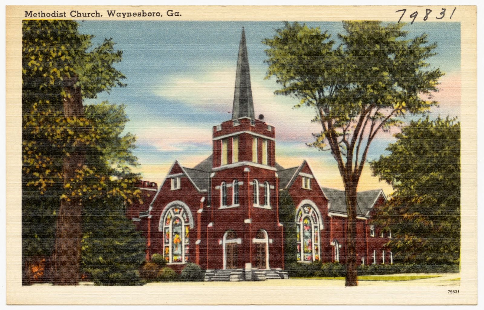Methodist Church, Waynesboro, Ga., Boston Public Library - undated