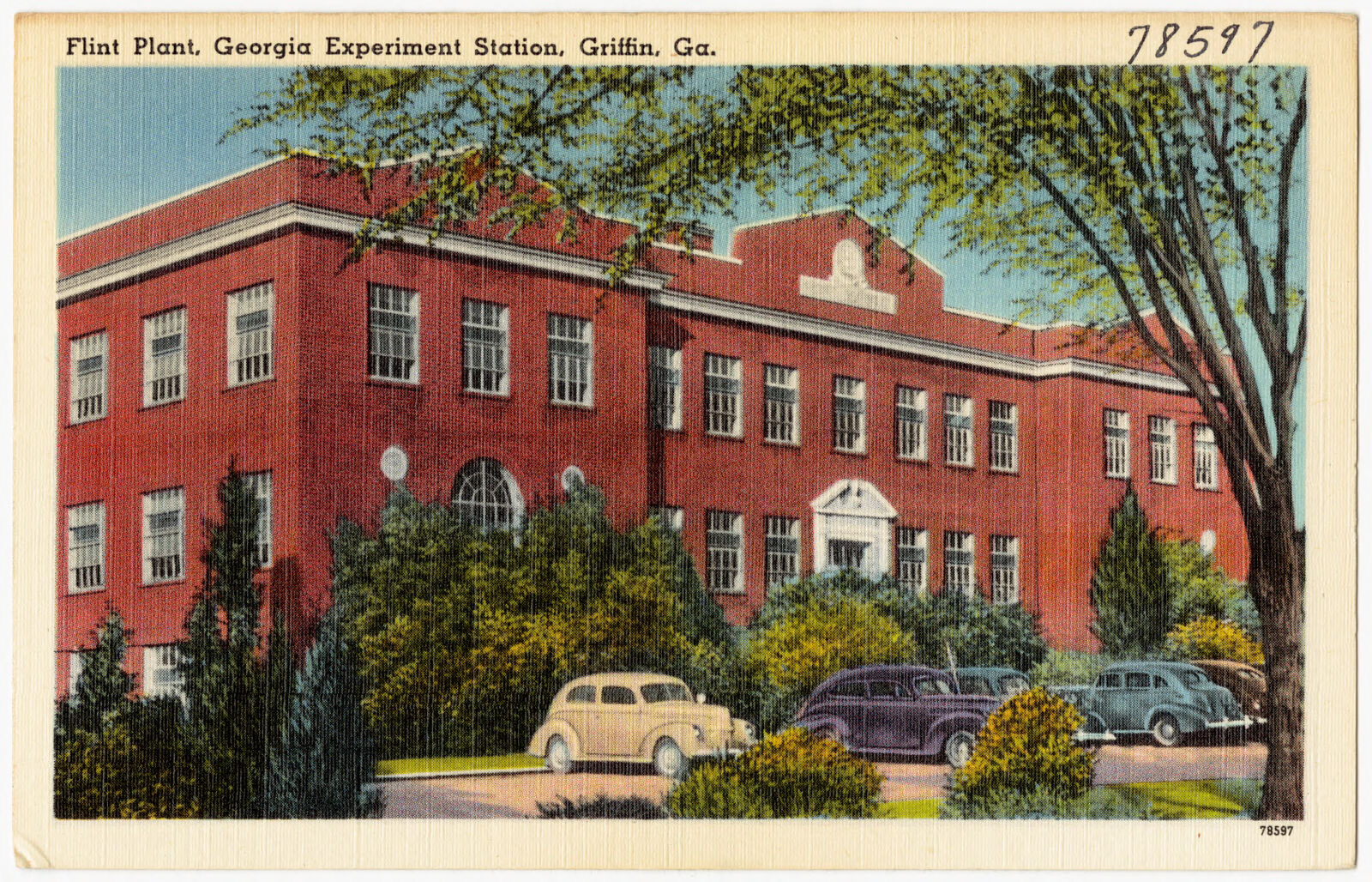 Flint plant, Georgia Experiment Station, Griffin, Ga., Boston Public Library - undated