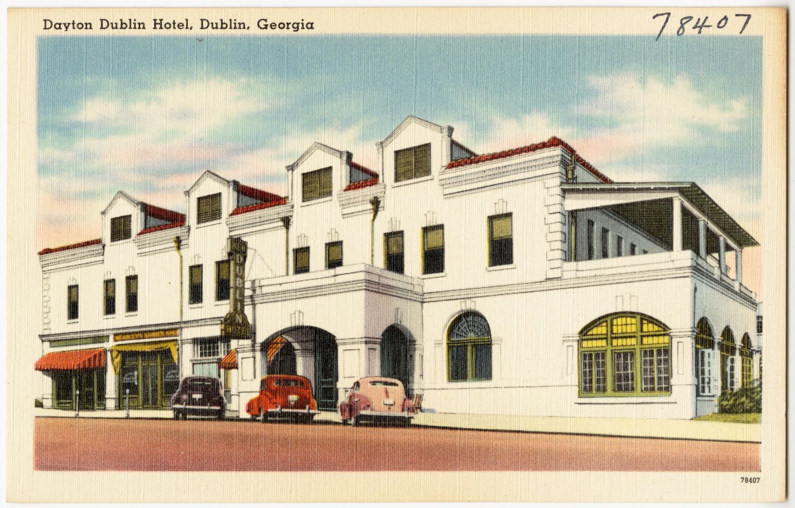 Dayton Dublin Hotel, Dublin, Georgia, Boston Public Library - undated