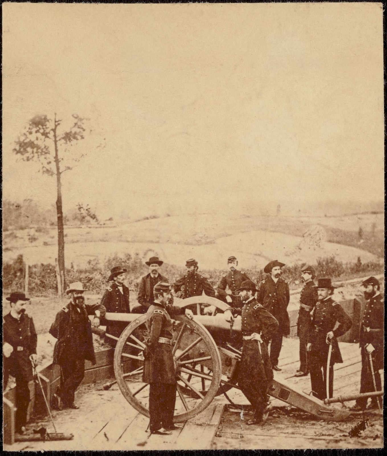 General Sherman and staff, Boston Public Library - undated