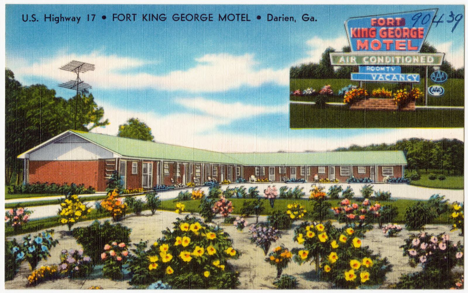 Fort King George Motel, U.S. Highway 17, Darien, Ga., Boston Public Library - undated