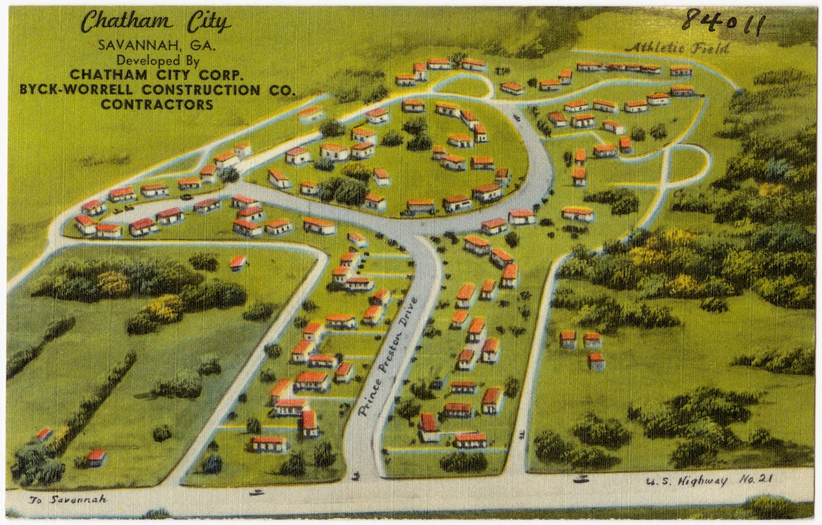 Chatham City, Savannah, Ga., Boston Public Library - undated