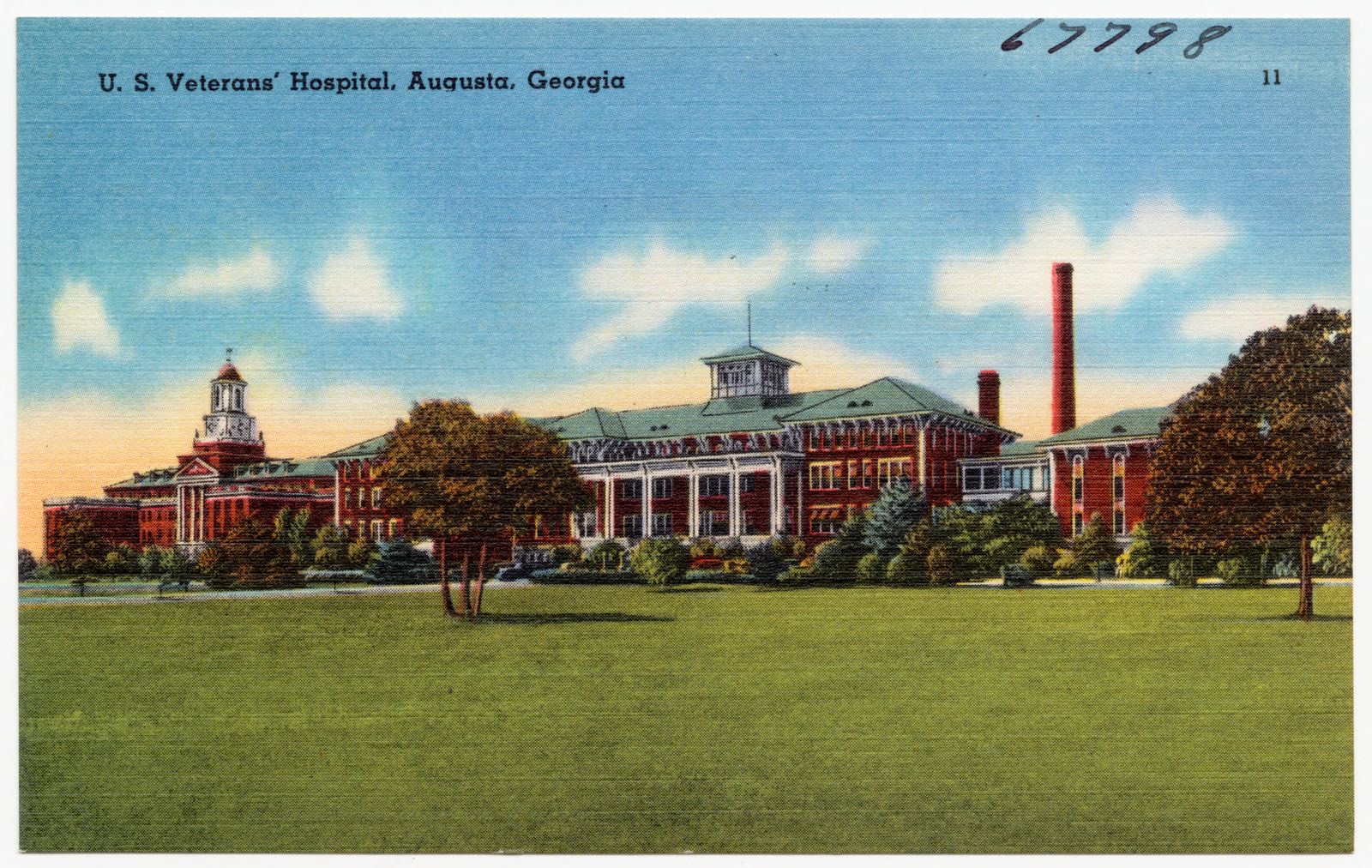 U. S. Veterans' Hospital, Augusta, Georgia, Boston Public Library - undated