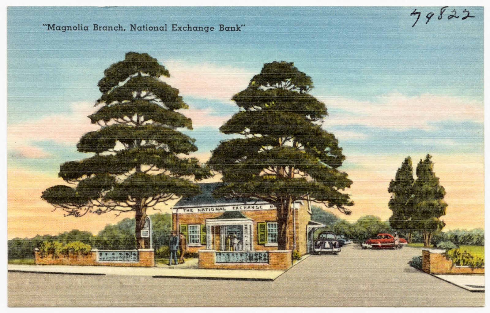 "Magnolia Branch, National Exchange Bank", Boston Public Library - undated