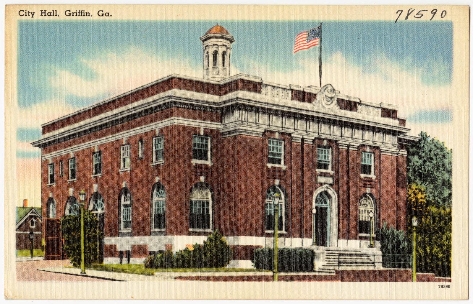 City hall, Griffin, Ga., Boston Public Library - undated