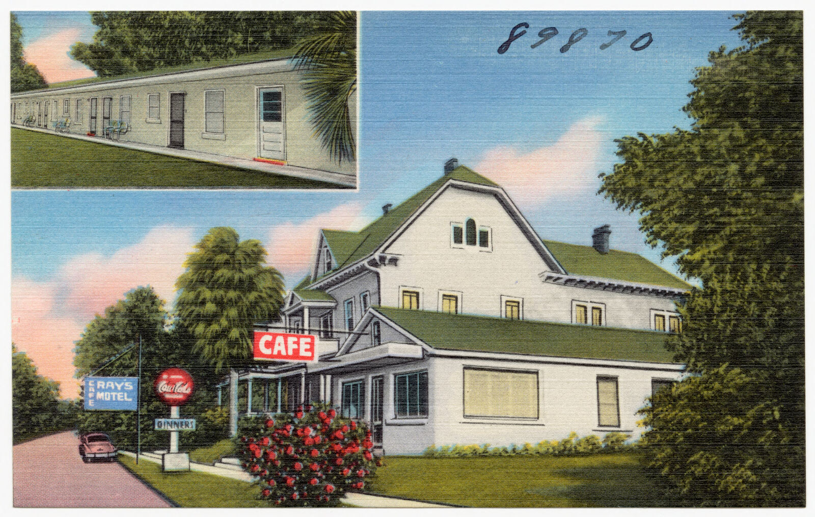 Ray's Motel, Hotel & Cafe, 2 blocks of U. S. Highway 27, 1 block of State Highway 27, in the heart of Lumpkin, Ga., Boston Public Library - undated