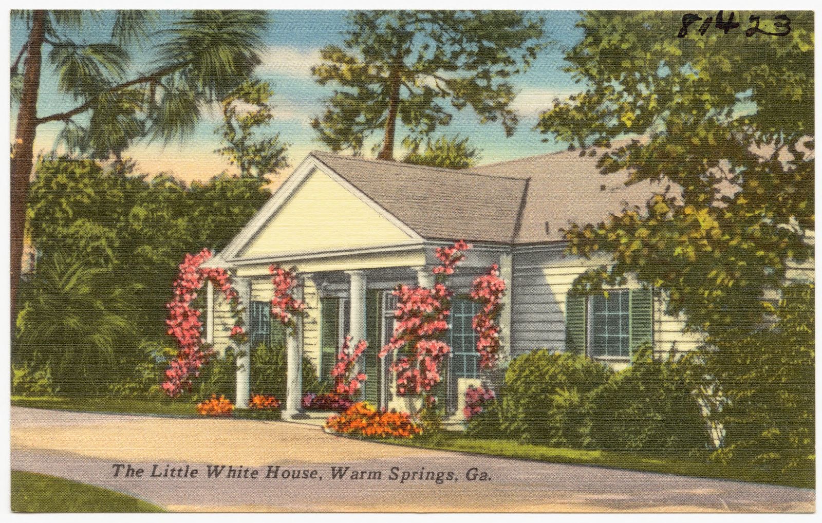 The Little White House, Warm Springs Georgia, Boston Public Library - undated
