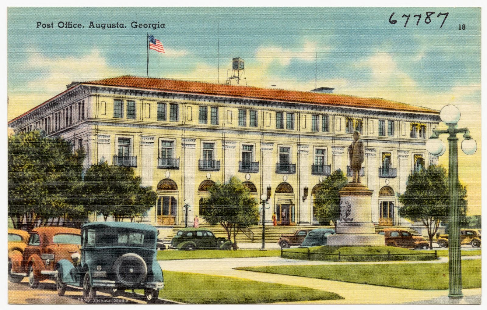 Post Office, Augusta, Georgia, Boston Public Library - undated