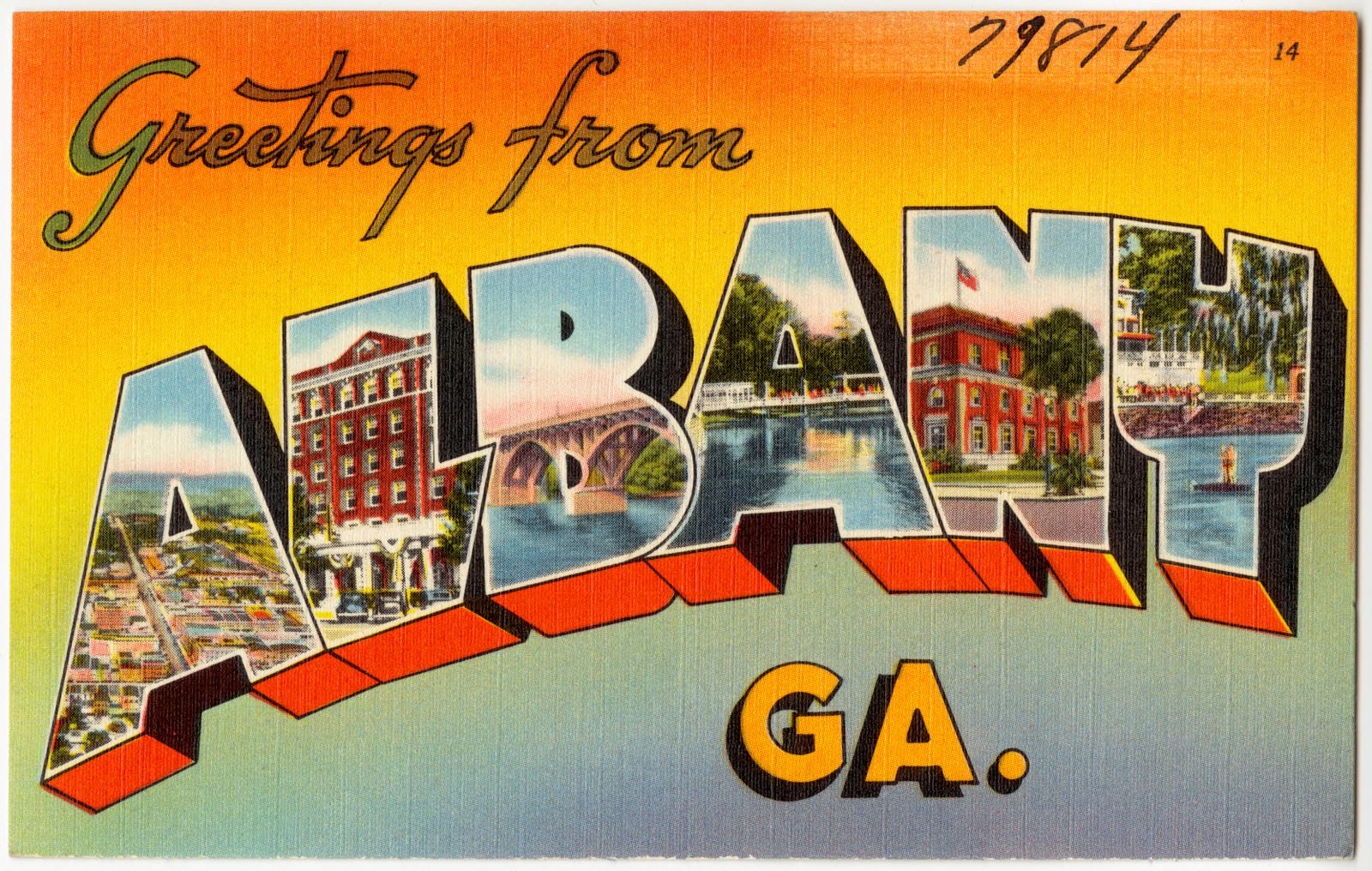 Greetings from Albany GA., Boston Public Library - undated