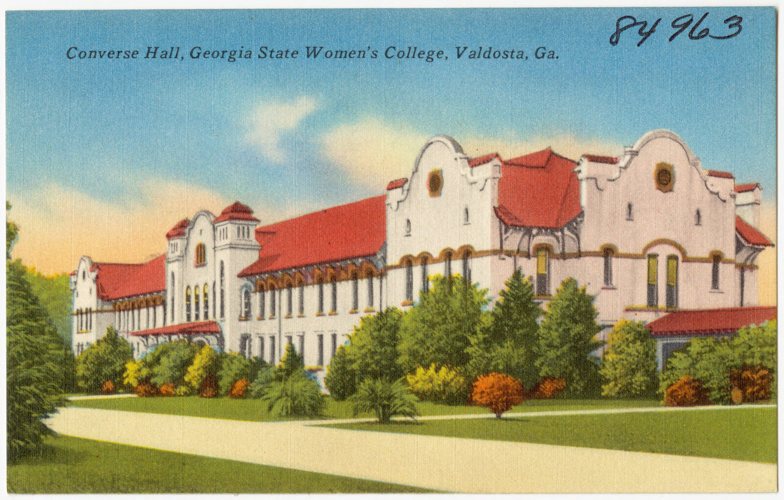 Converse hall, Georgia State Women's College, Valdosta, Ga., Boston Public Library - undated