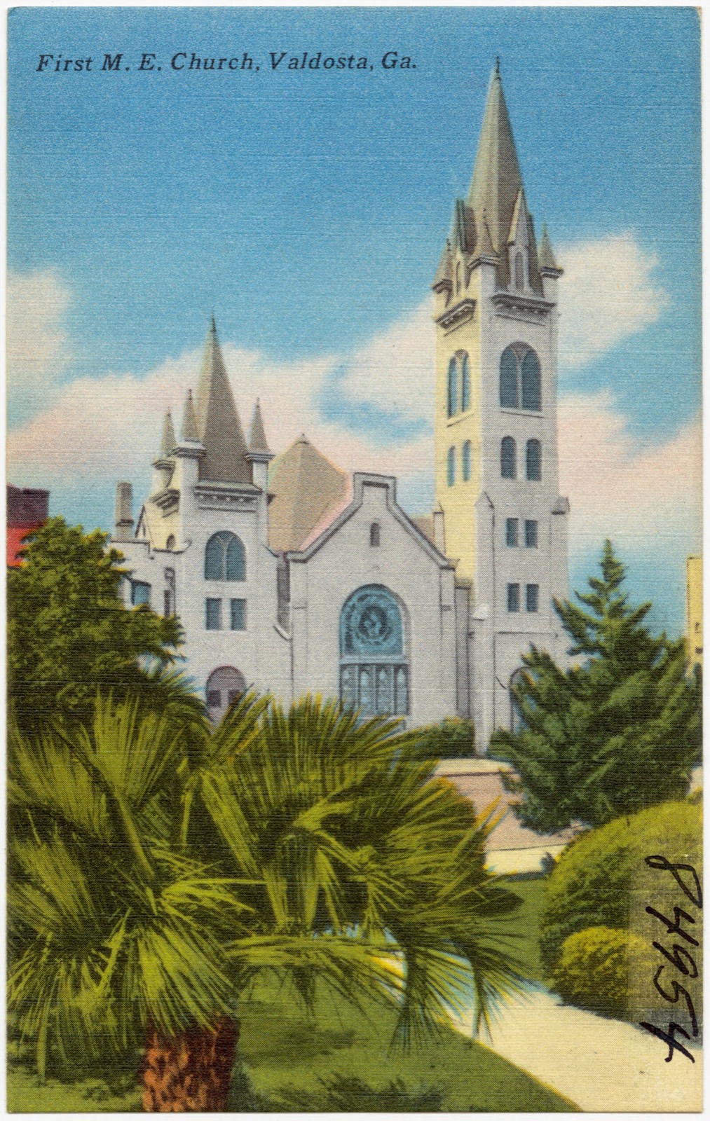 First M. E. Church, Valdosta, Ga., Boston Public Library - undated