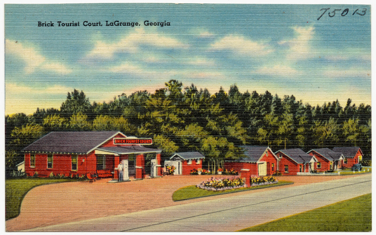 Brick Tourist Court, La Grange, Georgia, Boston Public Library - undated