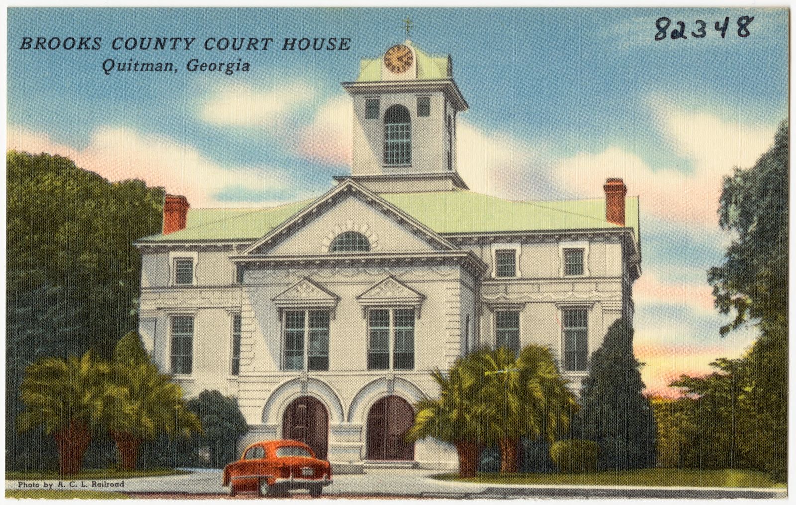 Brooks County Court House, Quitman, Georgia, Boston Public Library - undated