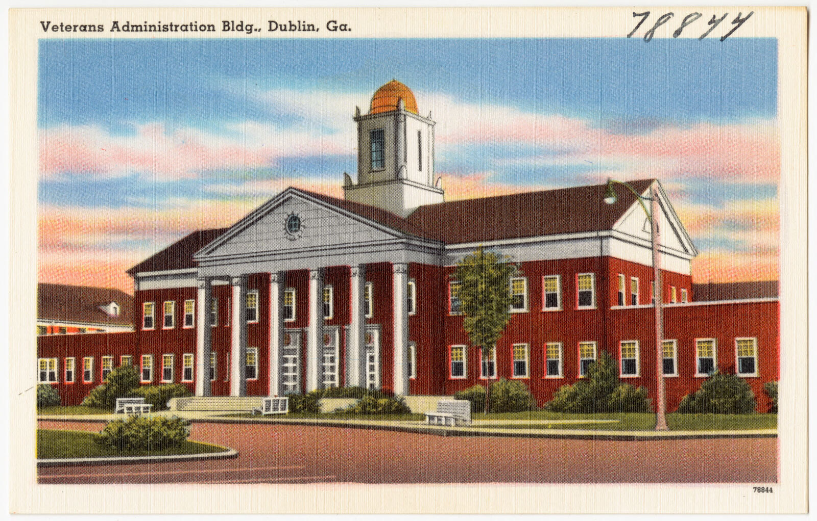 Veterans Administration Bldg., Dublin, Ga., Boston Public Library - undated