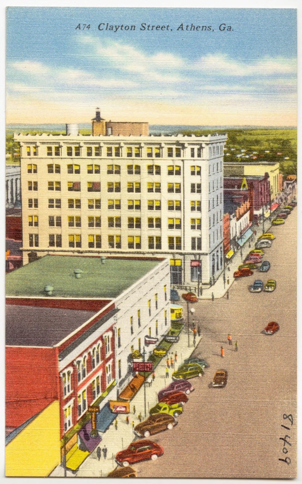 Clayton Street, Athens, Ga., Boston Public Library - undated