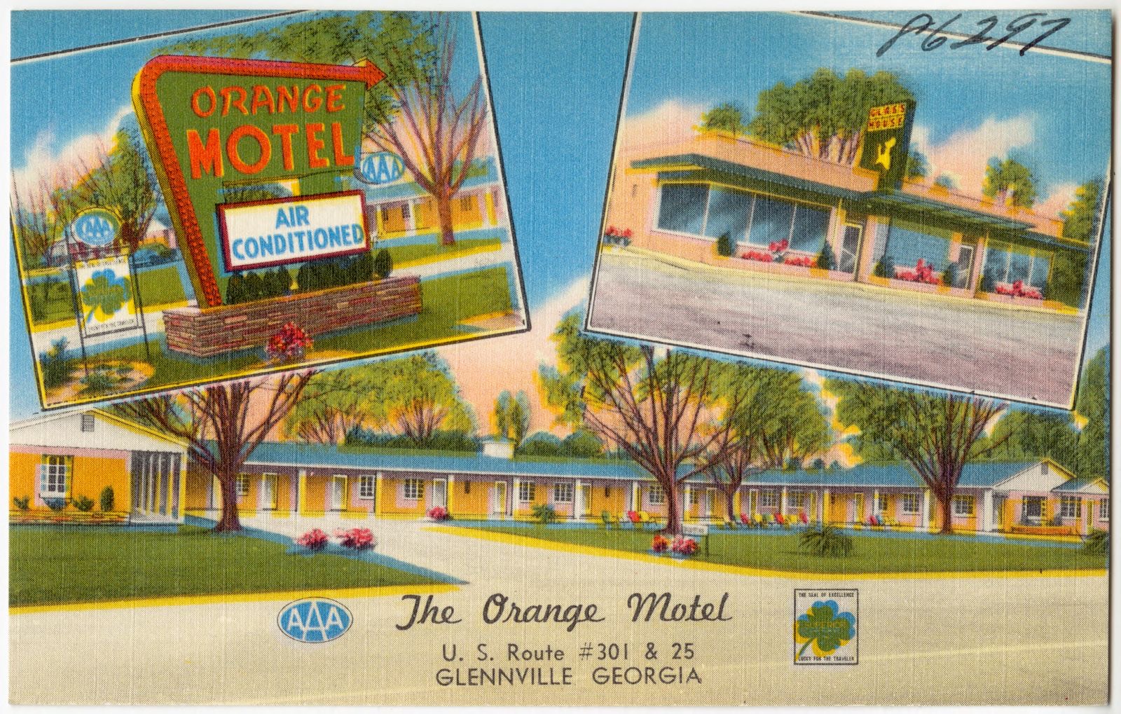 The Orange Motel, U. S. Route #301 & 25, Glennville, Georgia, Boston Public Library - undated
