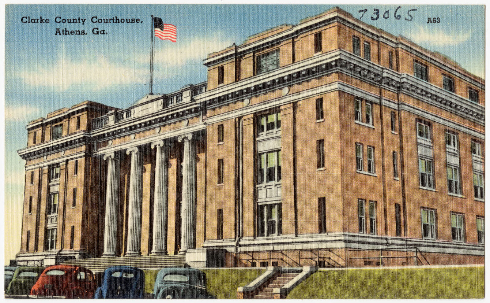 Clarke County Courthouse, Athens, Ga., Boston Public Library - undated