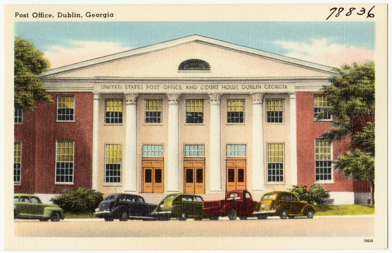 Post Office, Dublin, Georgia, Boston Public Library - undated