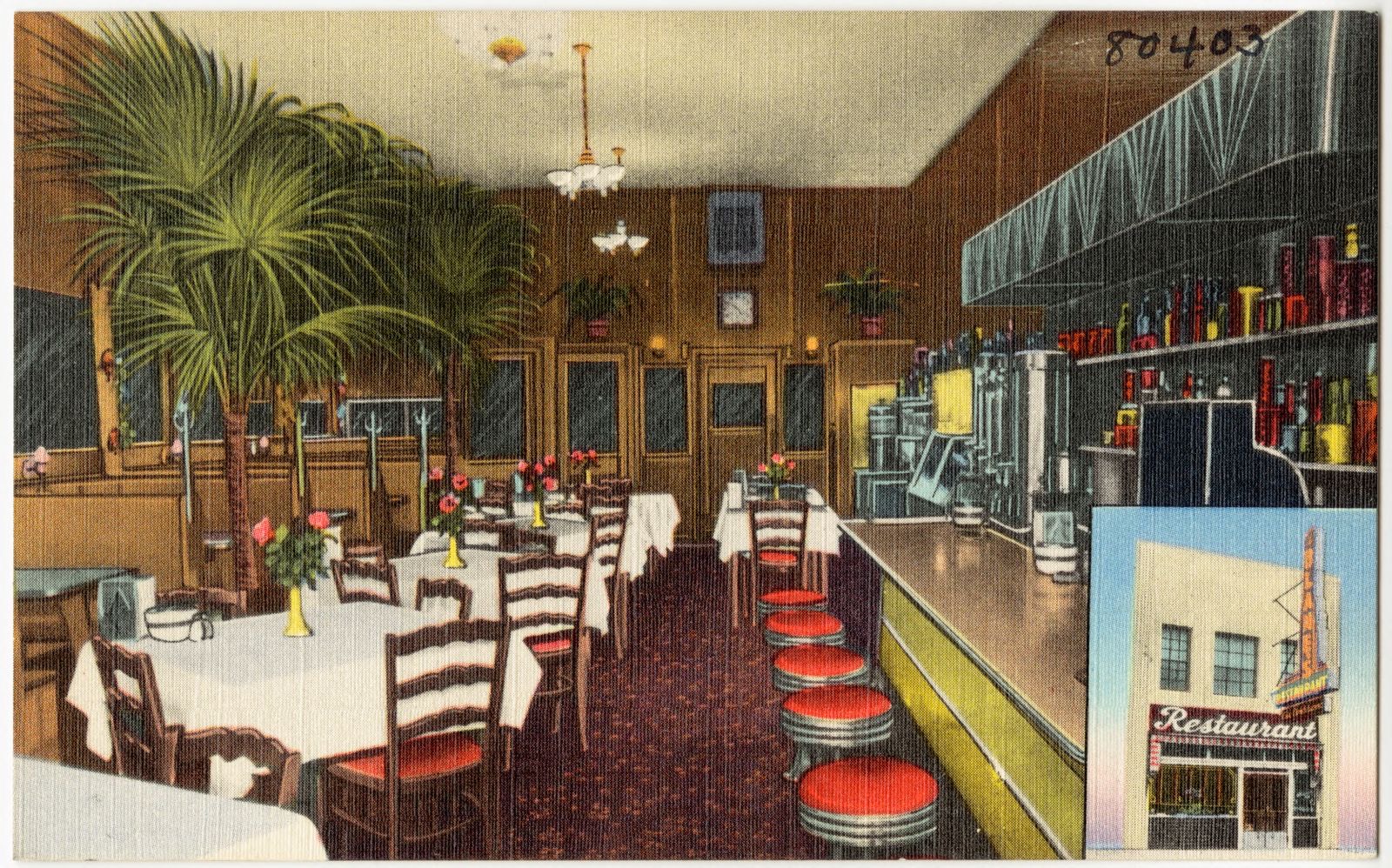 Blane's Restaurant, Boston Public Library - undated