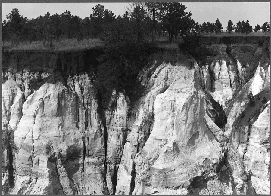 Stewart County, Georgia. Erosion