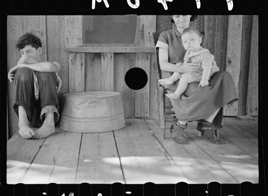 Wife and baby of tenant farmer, Irwin County, Georgia
