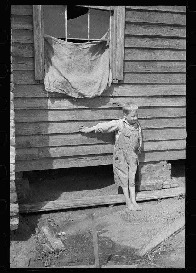 Son of a farmer on Wolf Creek Farms project who has not yet been moved to a new house, Wolf Creek Farms, Grady County, Georgia