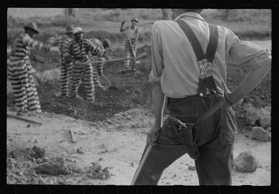 Convicts and guard, Oglethorpe County, Georgia