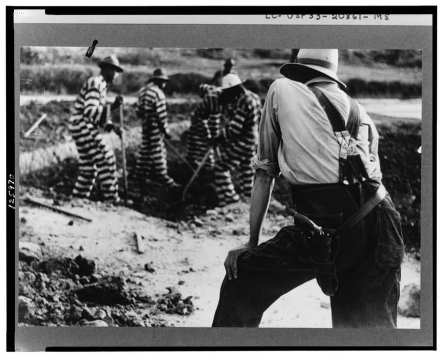 Convicts and guard, Oglethorpe County, Georgia