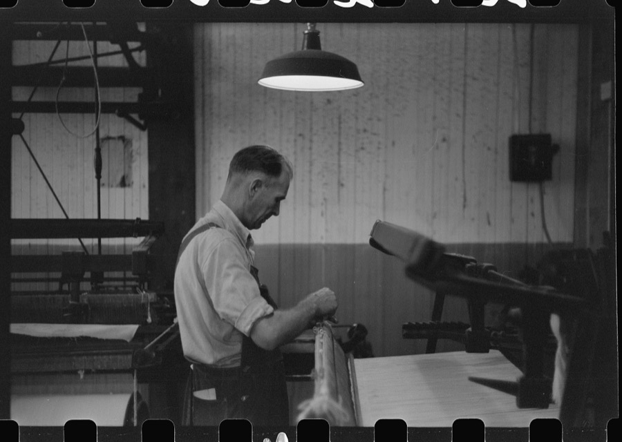 At the Mary-Leila cotton mill in Greensboro, Georgia