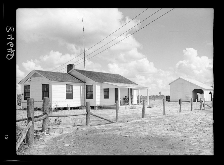 The Foster home. Irwinville Farms, Georgia