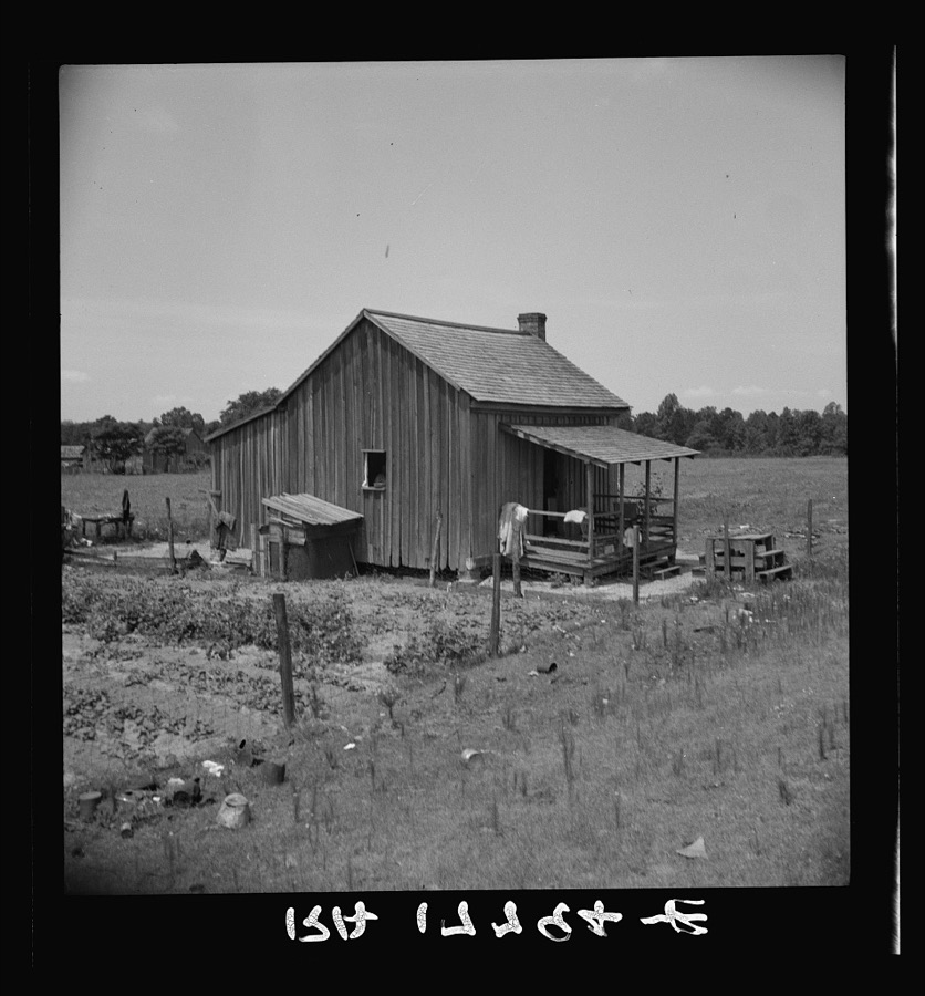 Home of turpentine workers near Godwinsville, Georgia